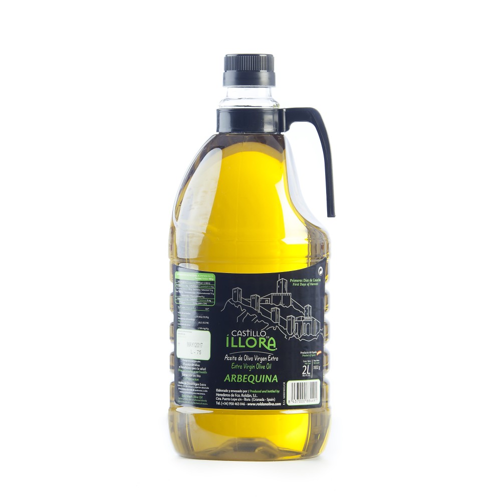 Castillo de Íllora arbequina, 2 l. Caja 6 unidades