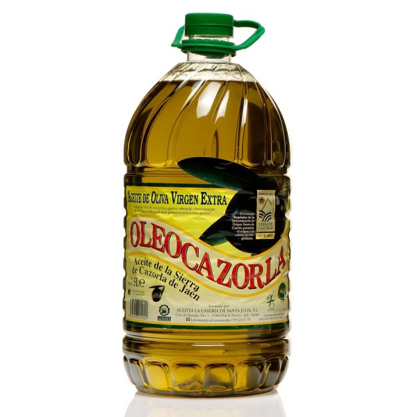 Oleo Cazorla, 5 l. Caja 3 unidades
