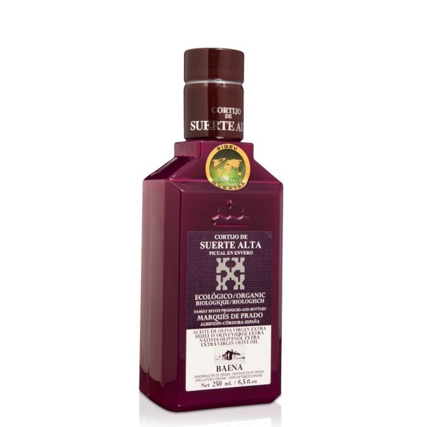 Cortijo de Suerte Alta Picual en Envero, 250 ml. Caja 8 unidades.