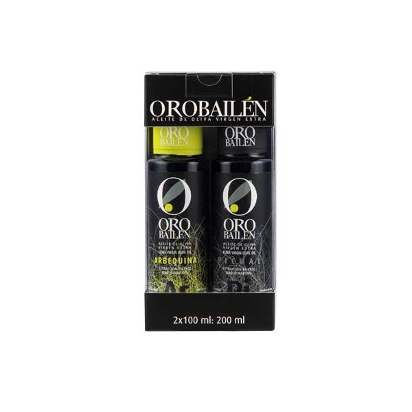 Oro Bailen Reserva Familiar, picual + arbequina, 100 ml. Caja 12 unidades.