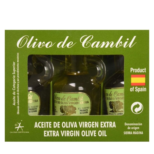 Olivo de Cambil, estuche 3 x 25 ml.