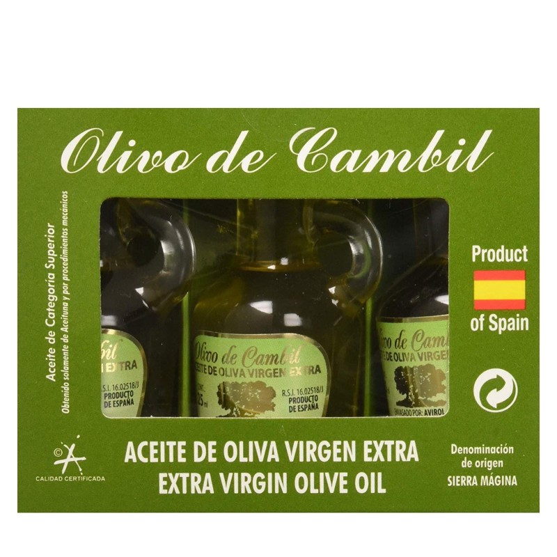 Olivo de Cambil, estuche 3 x 25 ml.
