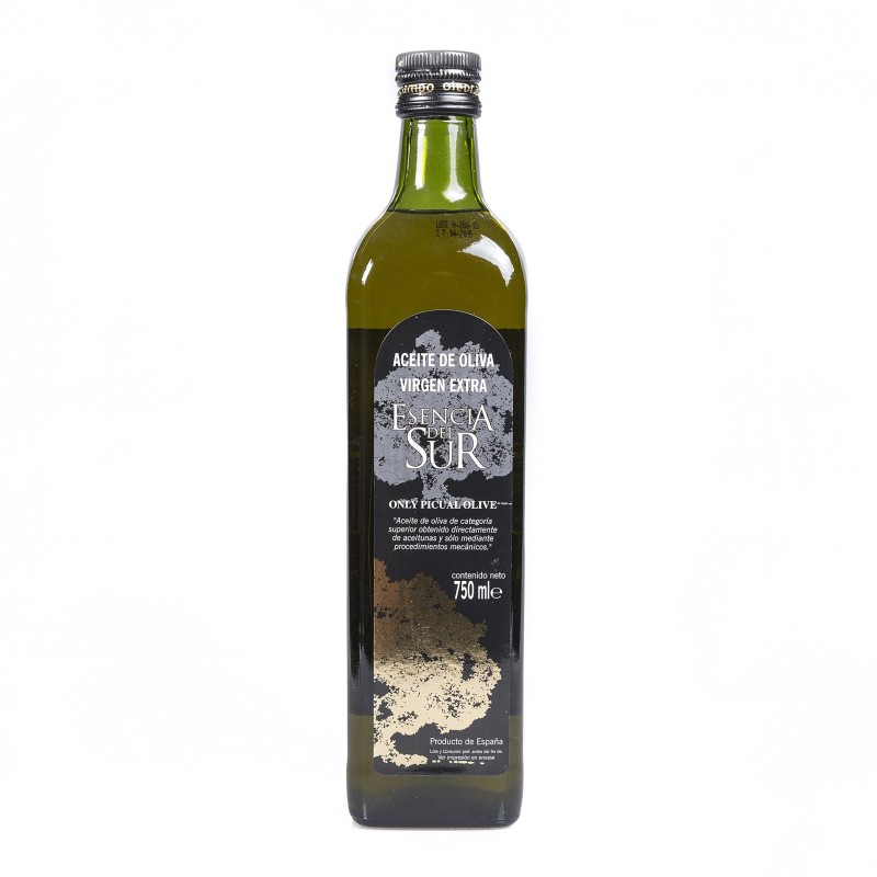 Esencia del Sur en bouteille en verre 750 ml. Carton de 12 unités. | Oliva del Sur