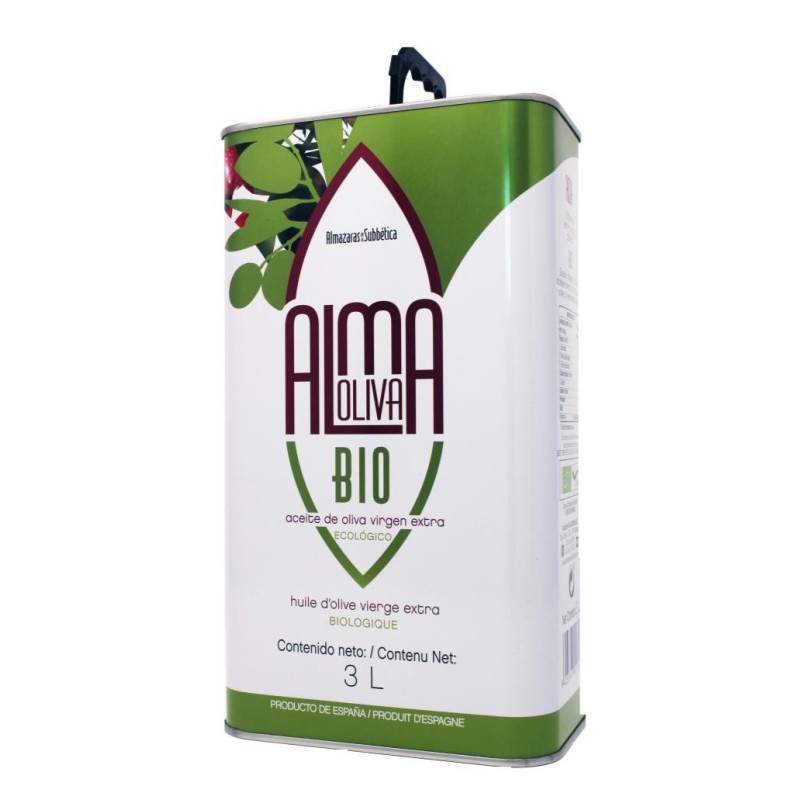 Almaoliva BIO, lata 3 l. Caja 4 unidades