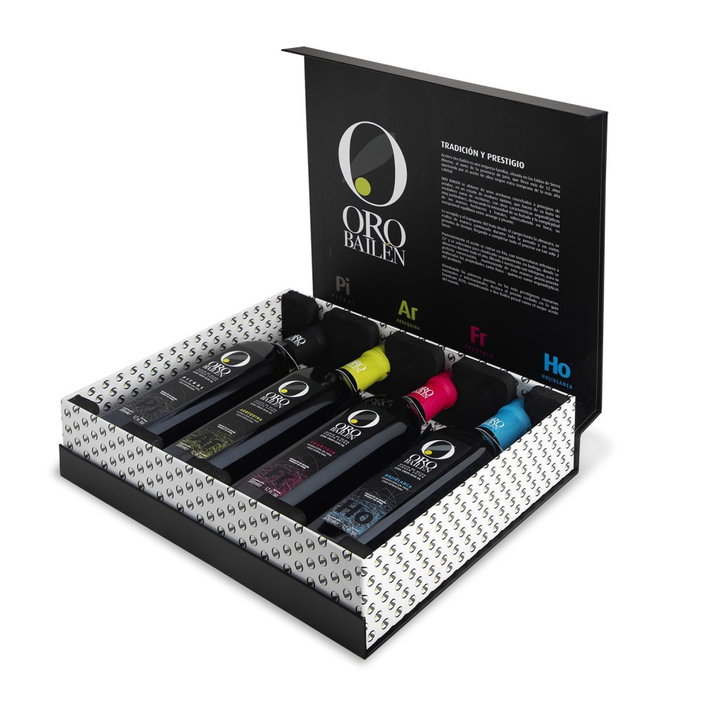 Oro Bailén Reserva Familiar, estuche Deluxe 4 x 500 ml.