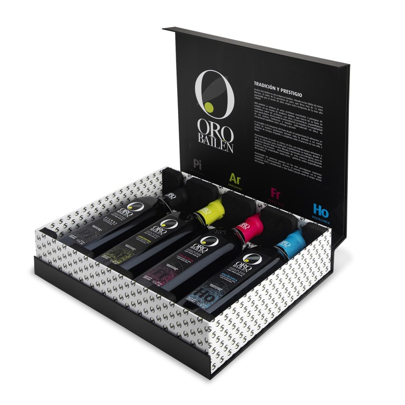 Oro Bailén Reserva Familiar, estuche Deluxe 4 x 500 ml.