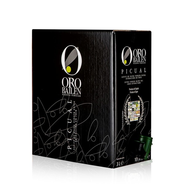 Oro Bailen Reserva Familiar Picual, Bag in Box 3 l. Caja 4 unidades.