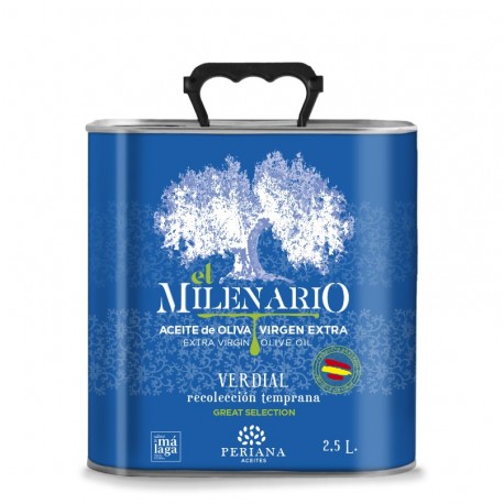 Periana Olive Oil El Milenario, 2,5 l. Box 5 units.
