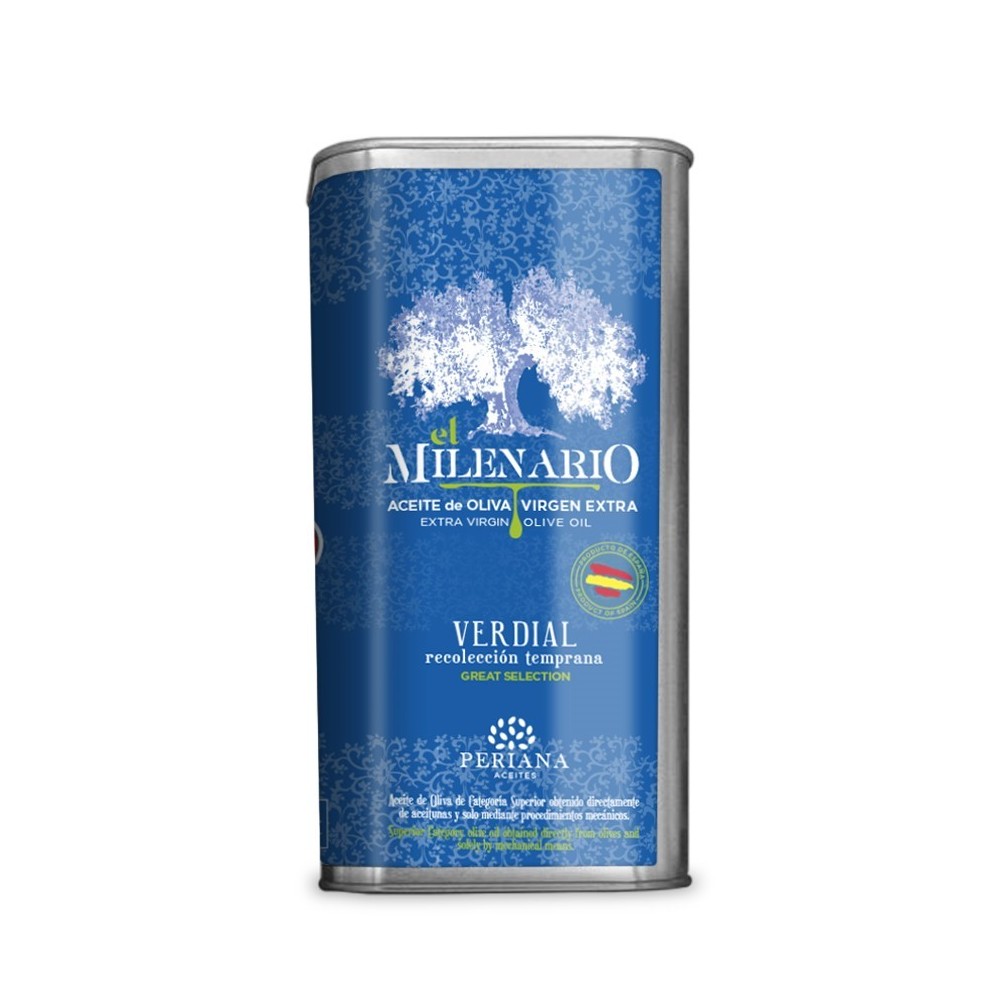 Aceite Periana El Milenario, 1 l. Caja 15 unidades.