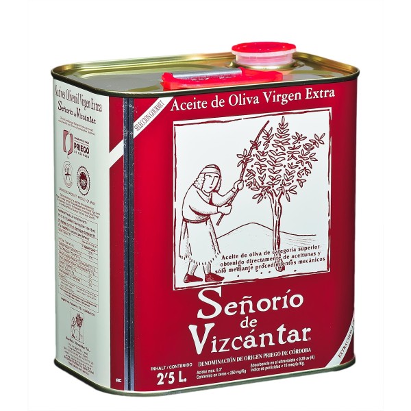 Señorío de Vizcántar Dose 2,5 l. Karton mit 6 Einheiten. | Oliva del Sur