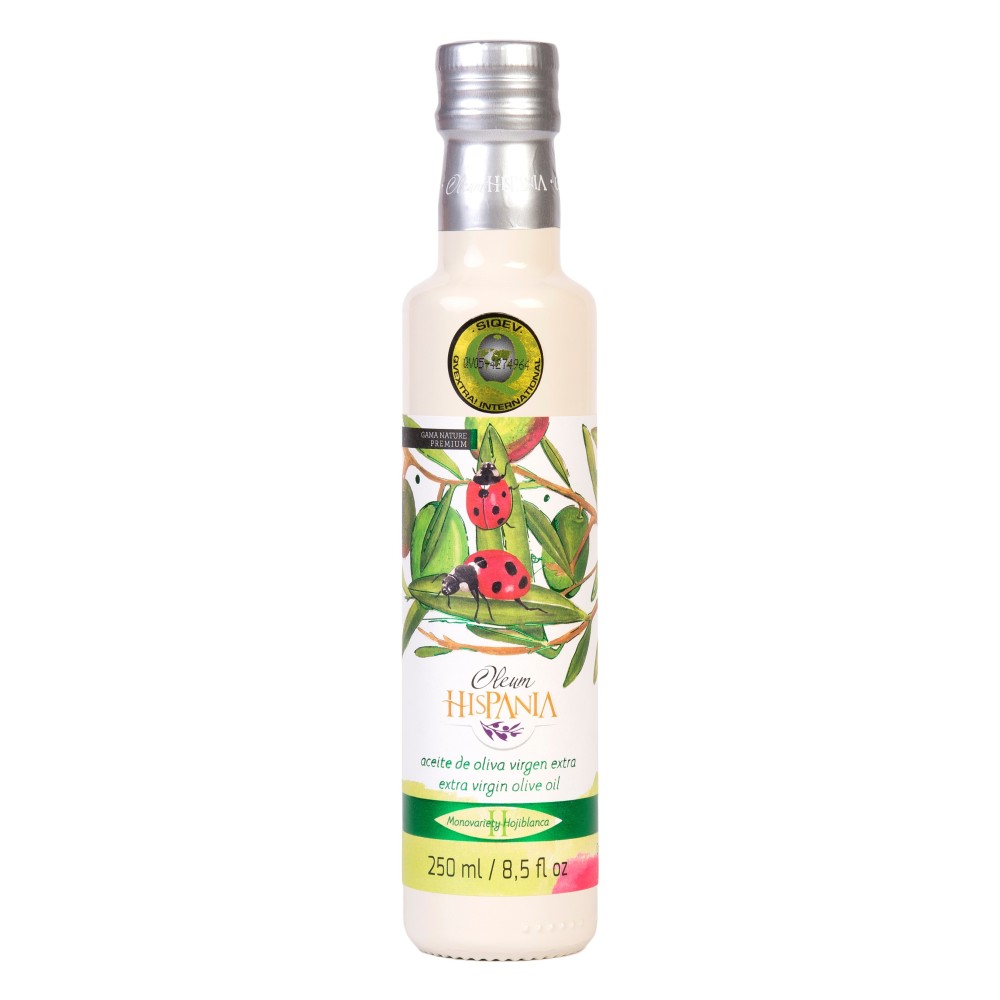 Oleum Hispania Nature Premium Hojiblanca, 250 ml. Caja 12 unidades