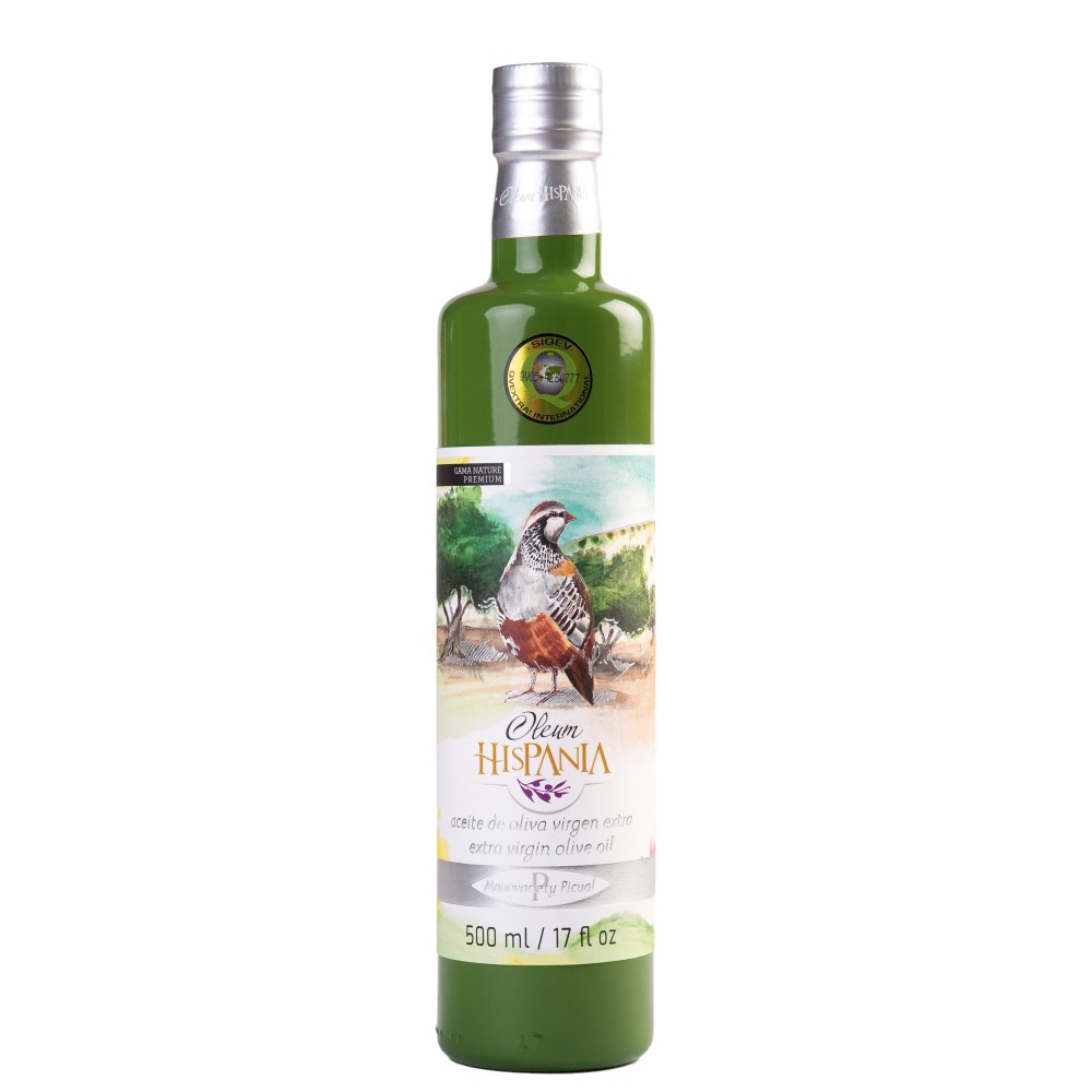 Oleum Hispania Nature Premium Picual, 500 ml. Caja 6 unidades