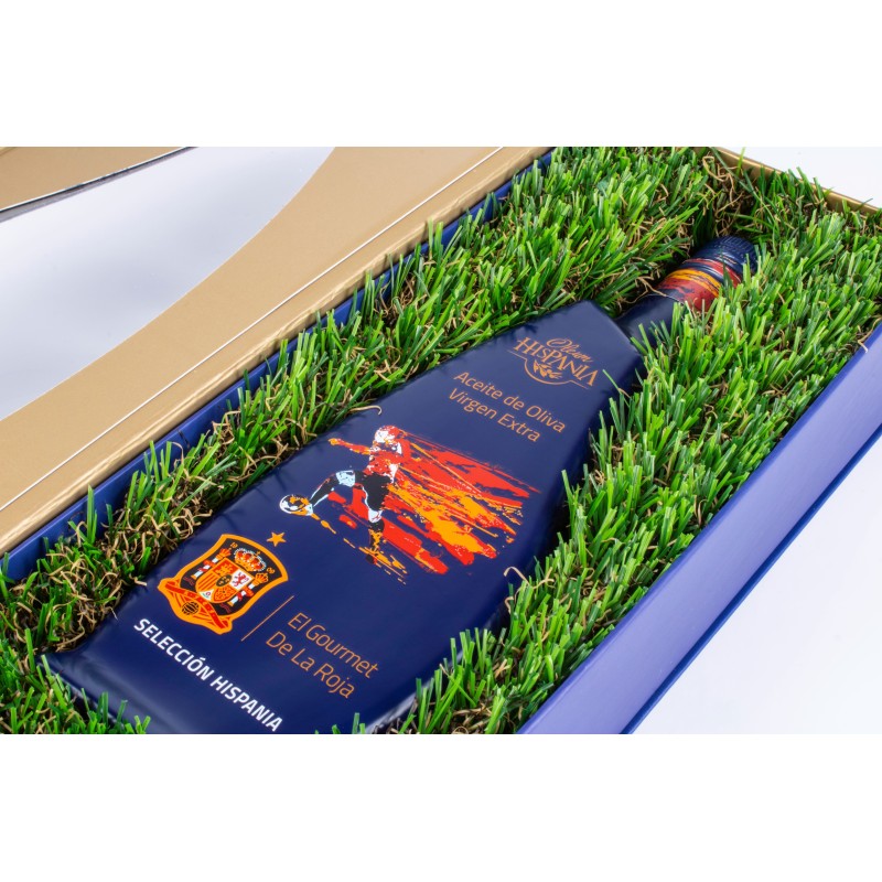 Oleum Hispania El Gourmet de la Roja, estuche césped 500 ml.