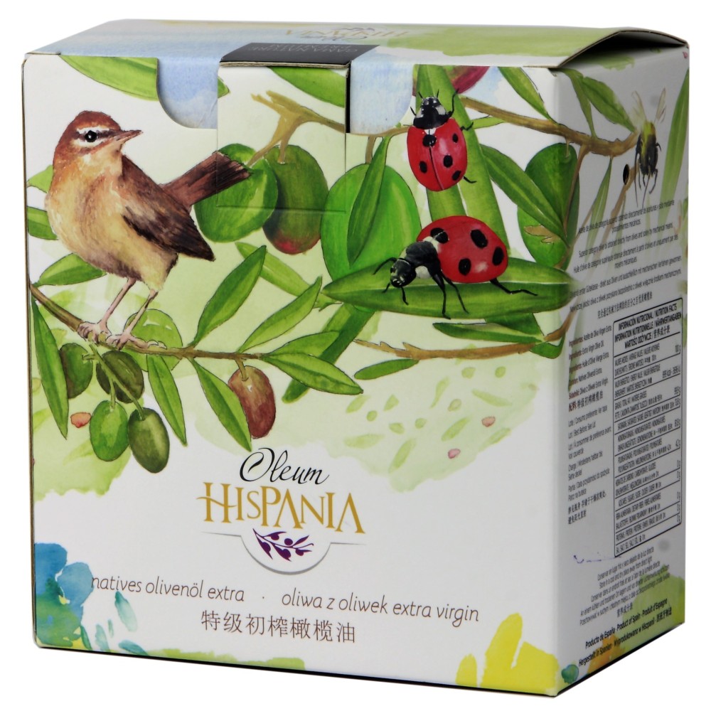 Oleum Hispania Nature Premium, gift case 4 Cans 500 ml.