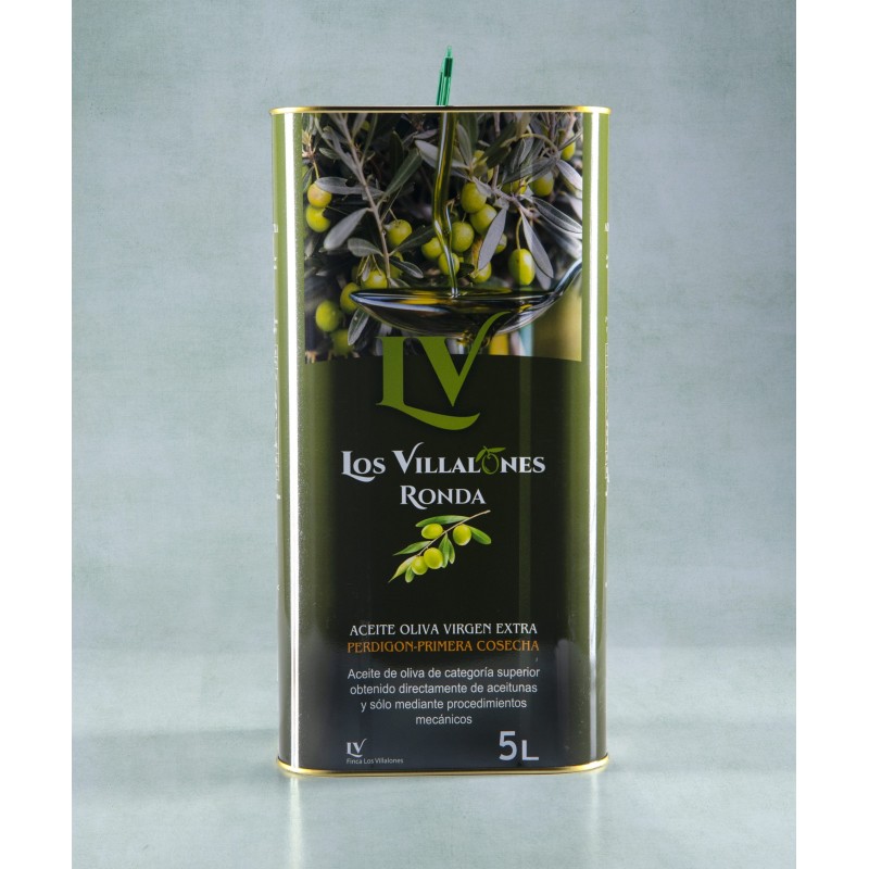 Los Villalones Perdigón, lata 5 l. Caja 3 unidades