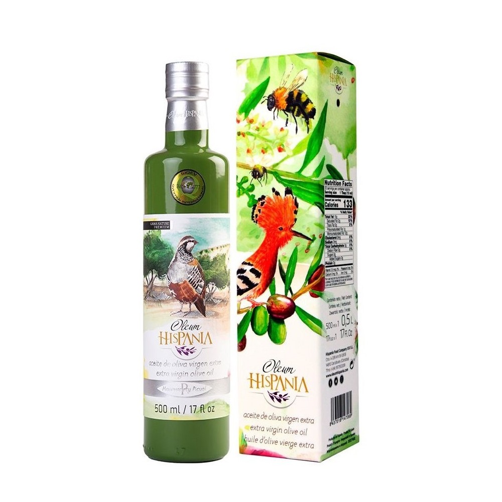 Oleum Hispania Nature Premium, estuche 500 ml. Caja 6 unidades