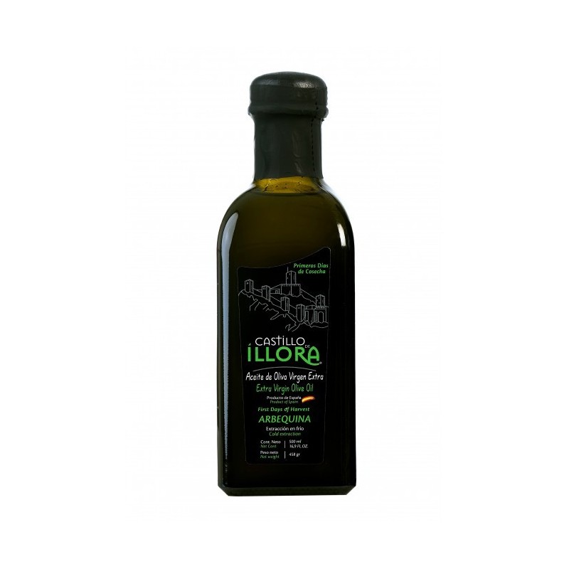 Castillo de Íllora arbequina, 500 ml. Box 6 units
