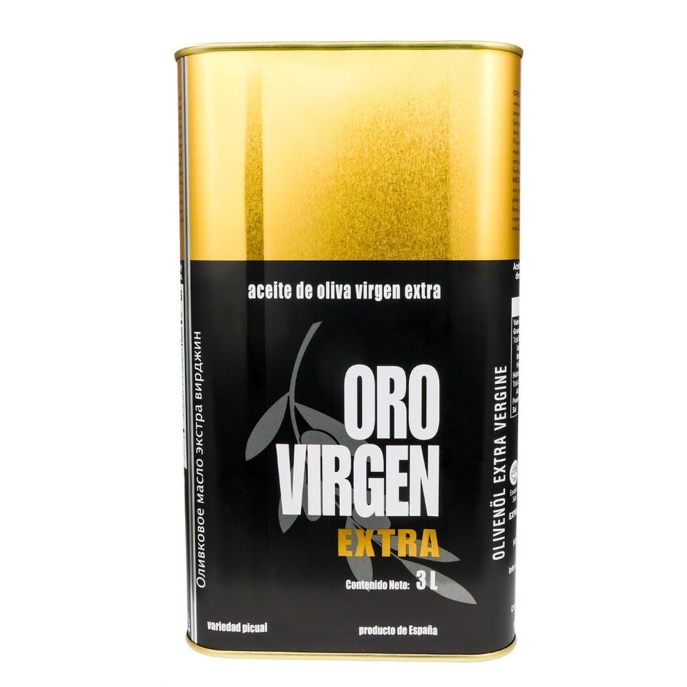 Oro Virgen Extra, lata 1 l. Box 12 units