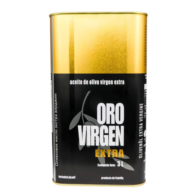 Oro Virgen Extra, Lata 1 l. Caja 12 unidades