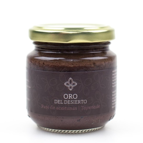 Oro del Desierto paté de aceitunas, 150 gr. Caja 3 unidades