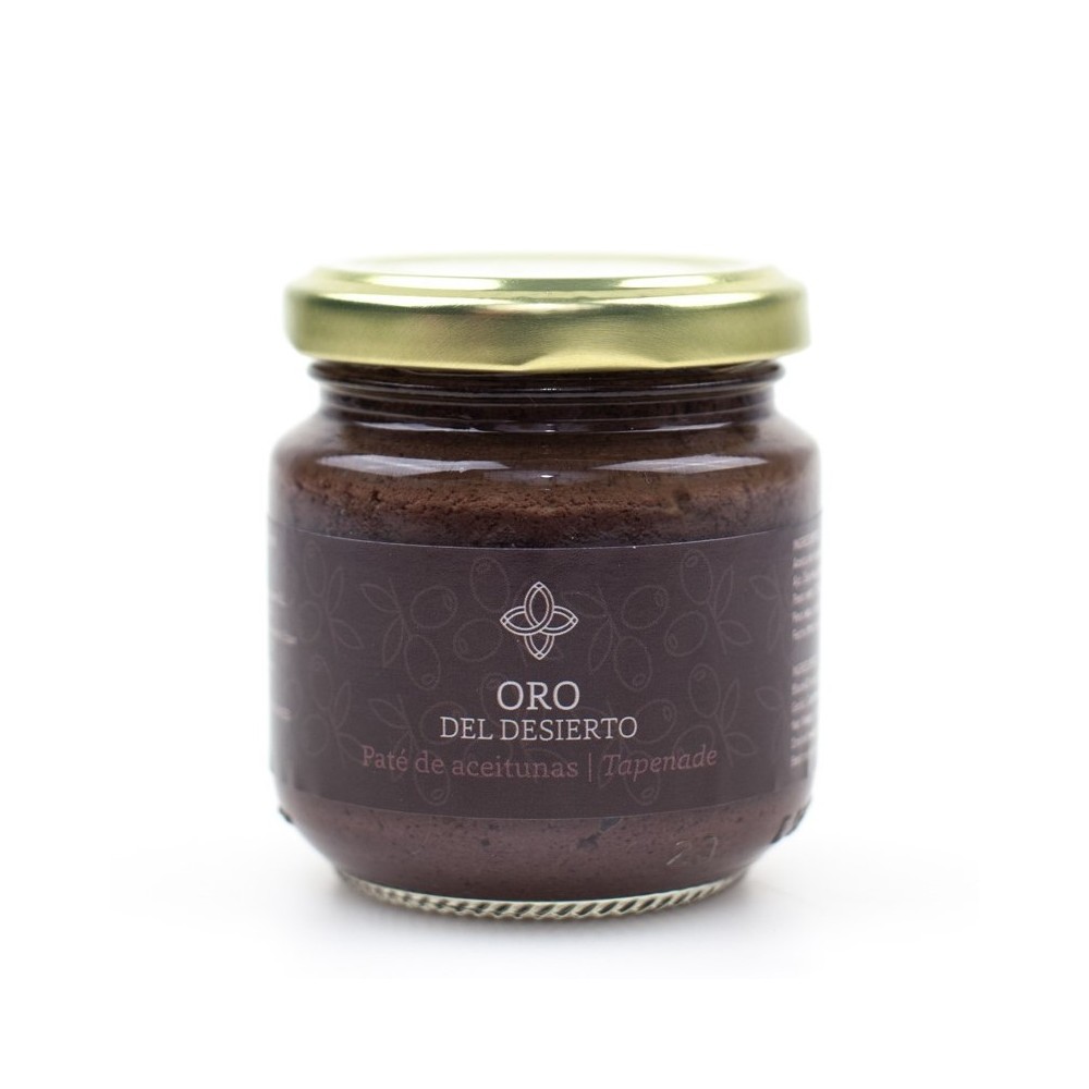 Oro del Desierto paté de aceitunas, 150 gr. Caja 3 unidades