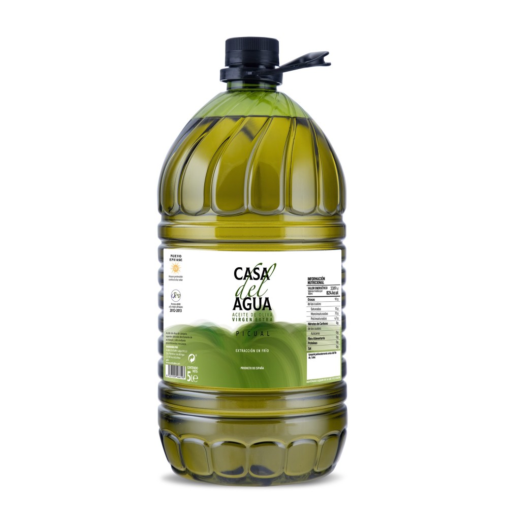 Casa del Agua 5 升 PET 装。3 瓶/箱。| Oliva del Sur