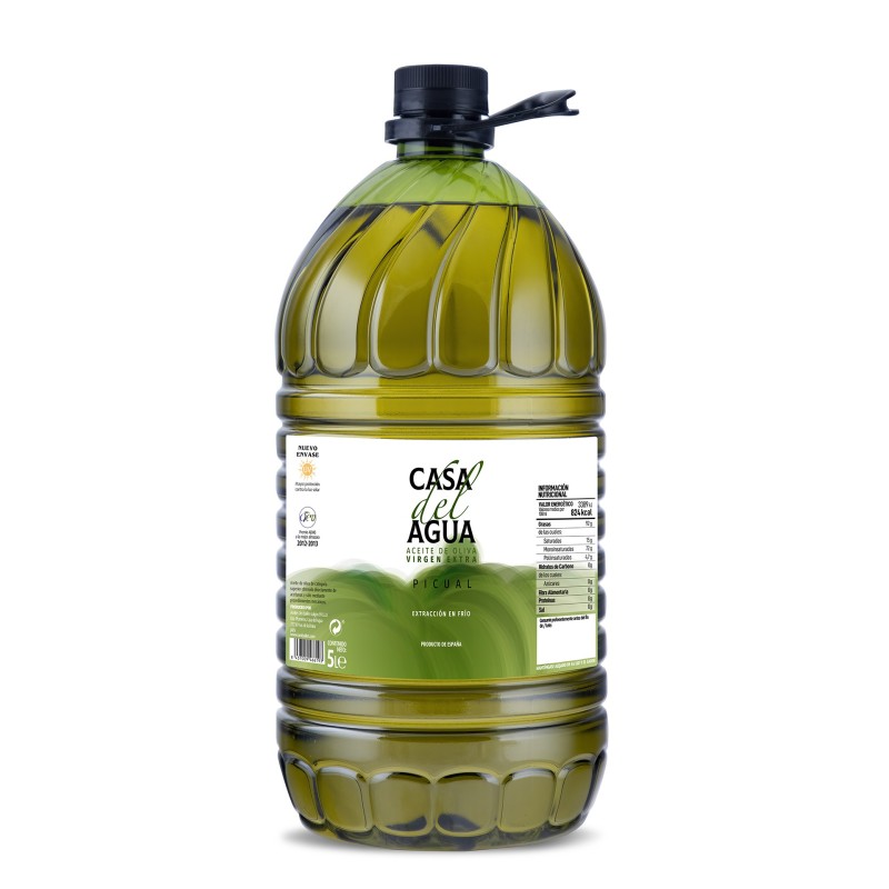 Casa del Agua Pet 5 l. Karton mit 3 Einheiten. | Oliva del Sur