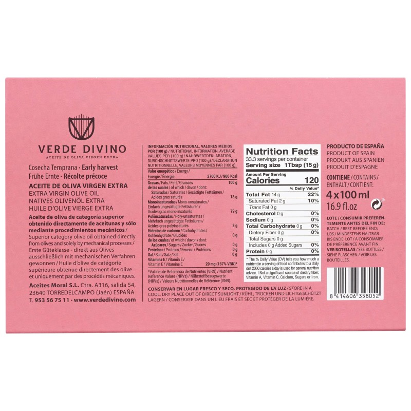 Estuche de 4 variedades x 100 ml, Cosecha Temprana