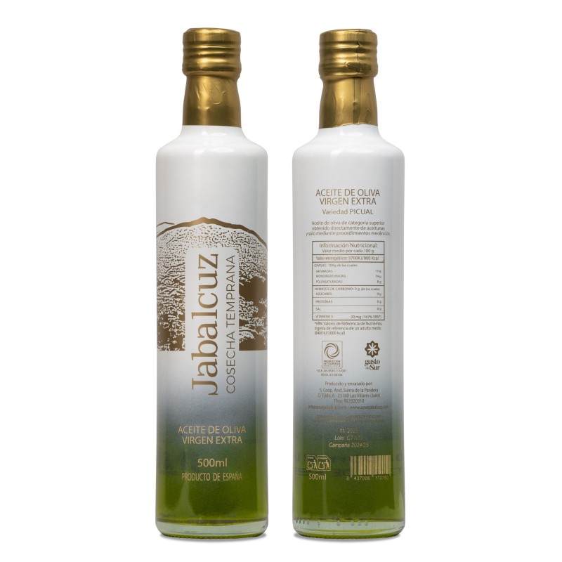 HOVE récolte précoce Jabalcuz 500 ml. Carton de 6 unités.