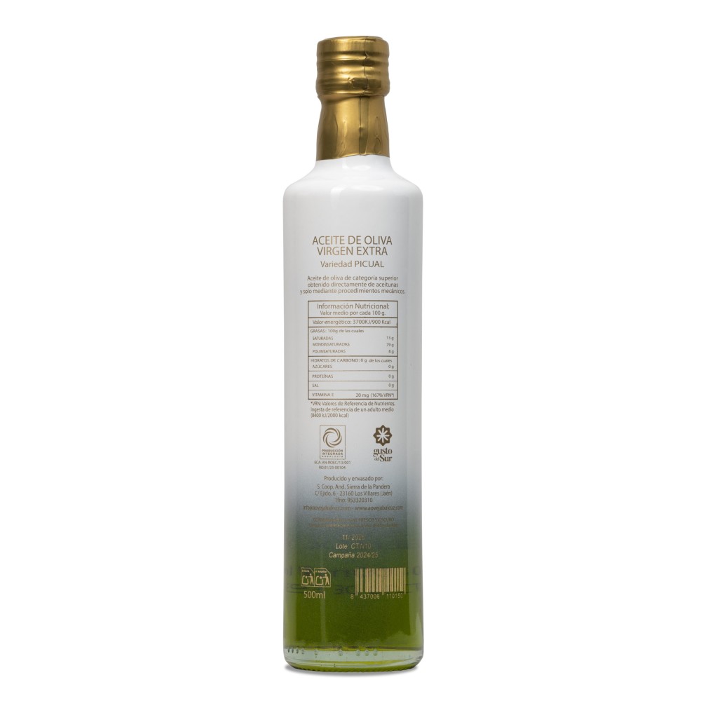 EVOO C.Temprana Jabalcuz 500ml. Box of 6 units.