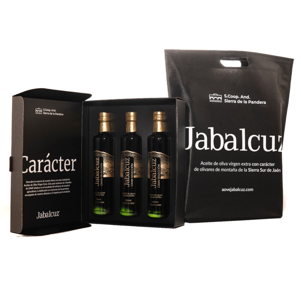 Regalo AOEVE Gran Selección Jabalcuz 500ml. 3 botellas