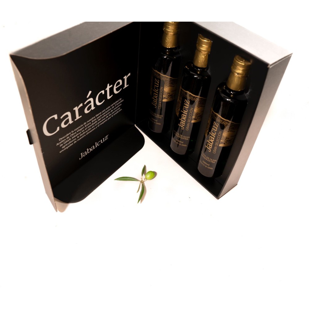 Geschenk: AOVE Gran Selección Jabalcuz 500 ml. 3 Flaschen