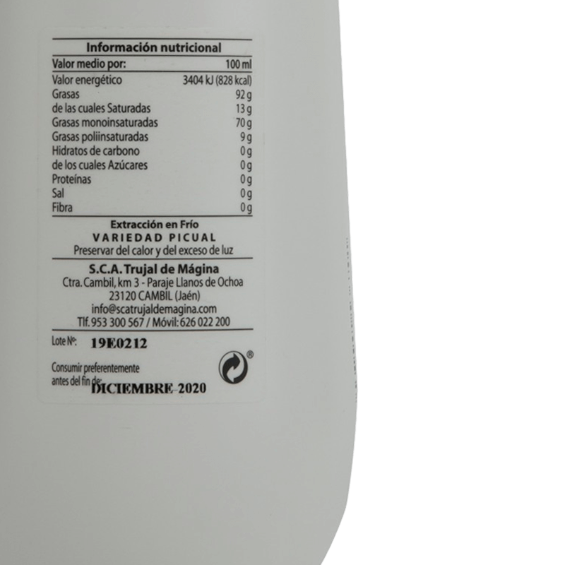 EreTru Bio Frühe Ernte, 500 ml. Karton mit 6 Einheiten.