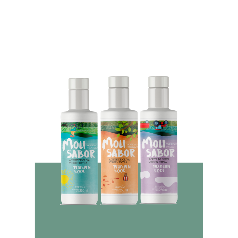 Coffret Molisabor, pack 3 x 250 ml.