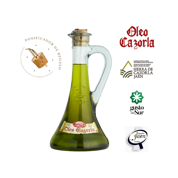 Oleo Cazorla, carafe Girafe 500 ml. Carton de 6 unités | Oliva del Sur