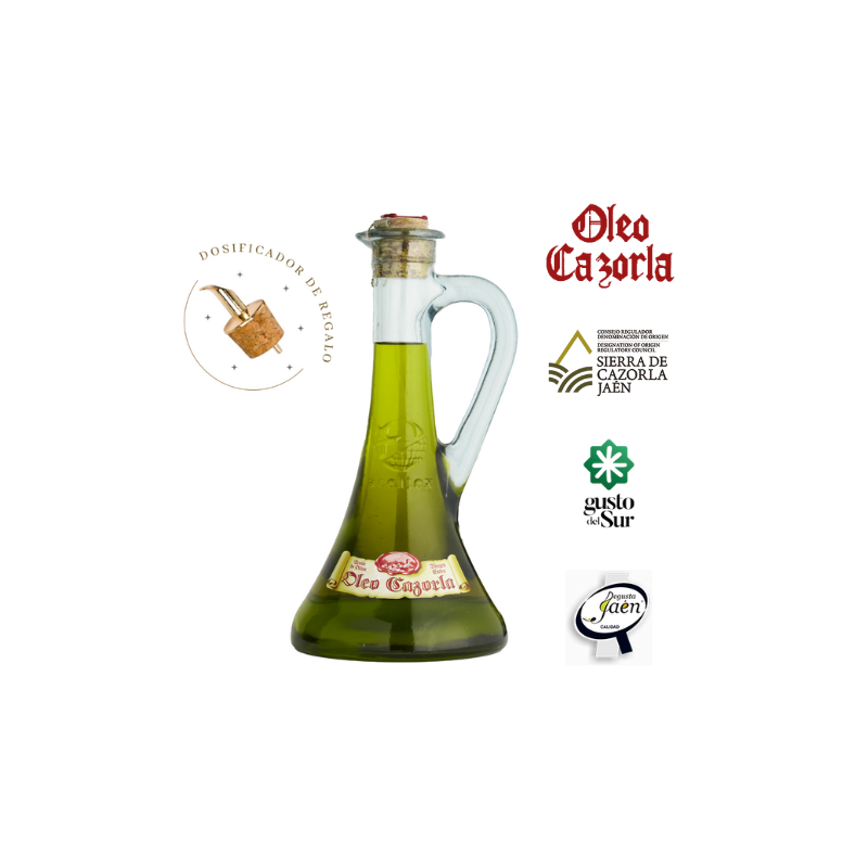 Oleo Cazorla, carafe Girafe 500 ml. Carton de 6 unités | Oliva del Sur