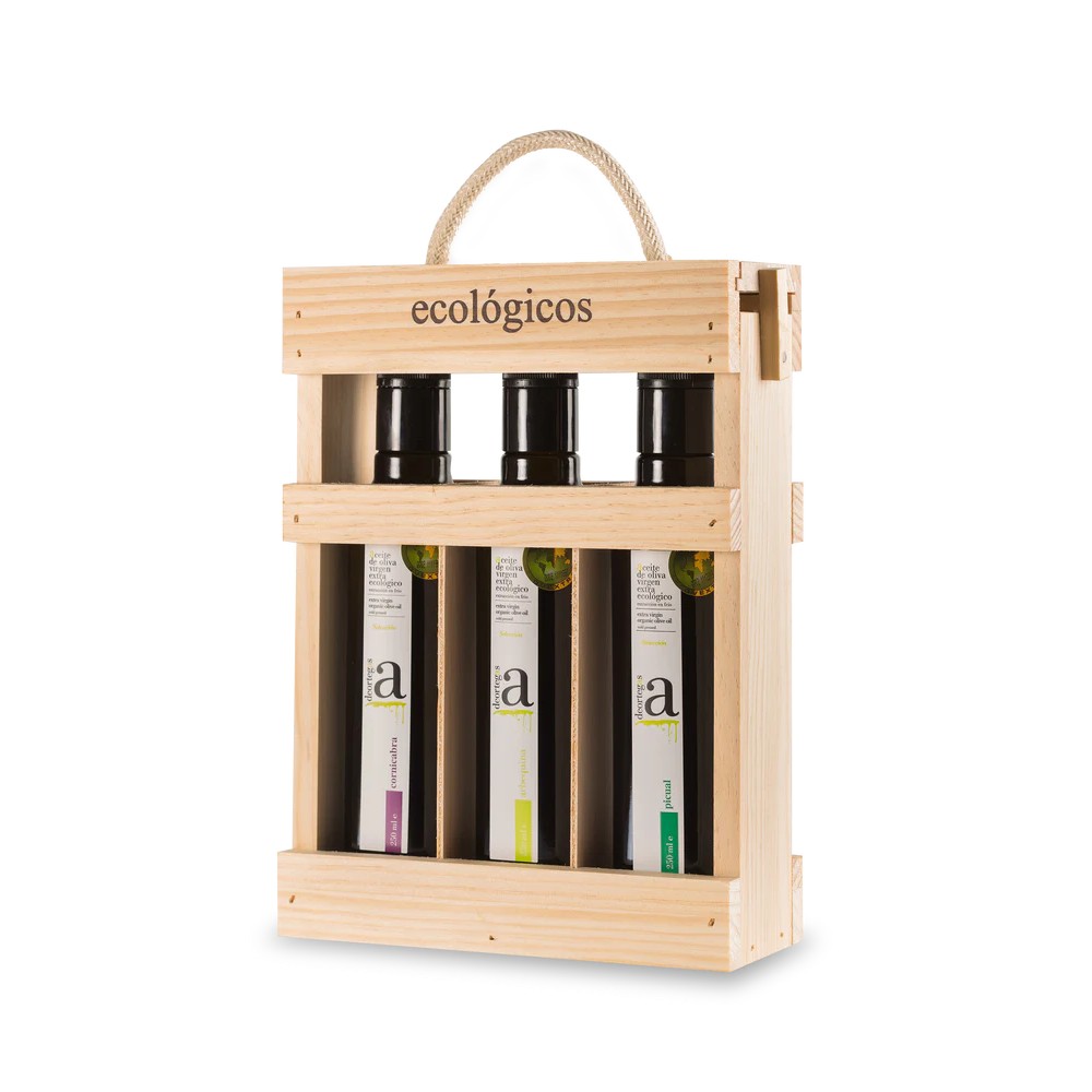 Deortegas，3 x 500 毫升礼盒装。| Oliva del Sur