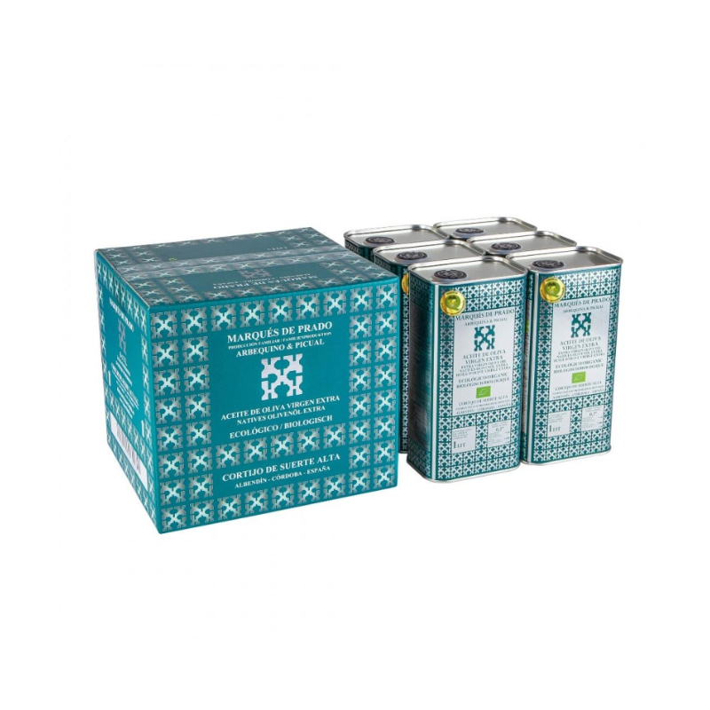 Marqués de Prado 家庭精选，1 升罐装。6 罐/箱 | Oliva del Sur