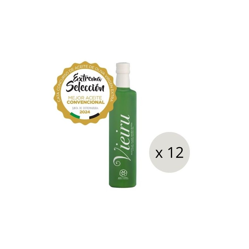 Vieiru DOP Gata-Hurdes, 500 ml. Karton mit 12 Einheiten | Oliva del Sur