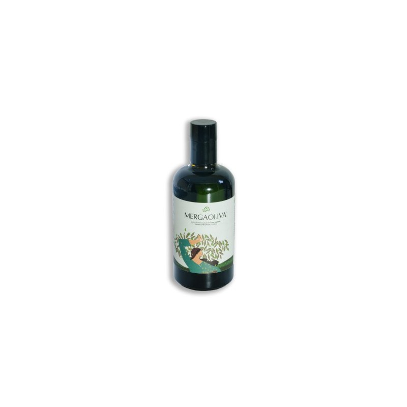 Mergaoliva, Alba Picual biologique, bouteille en verre foncé 500 ml