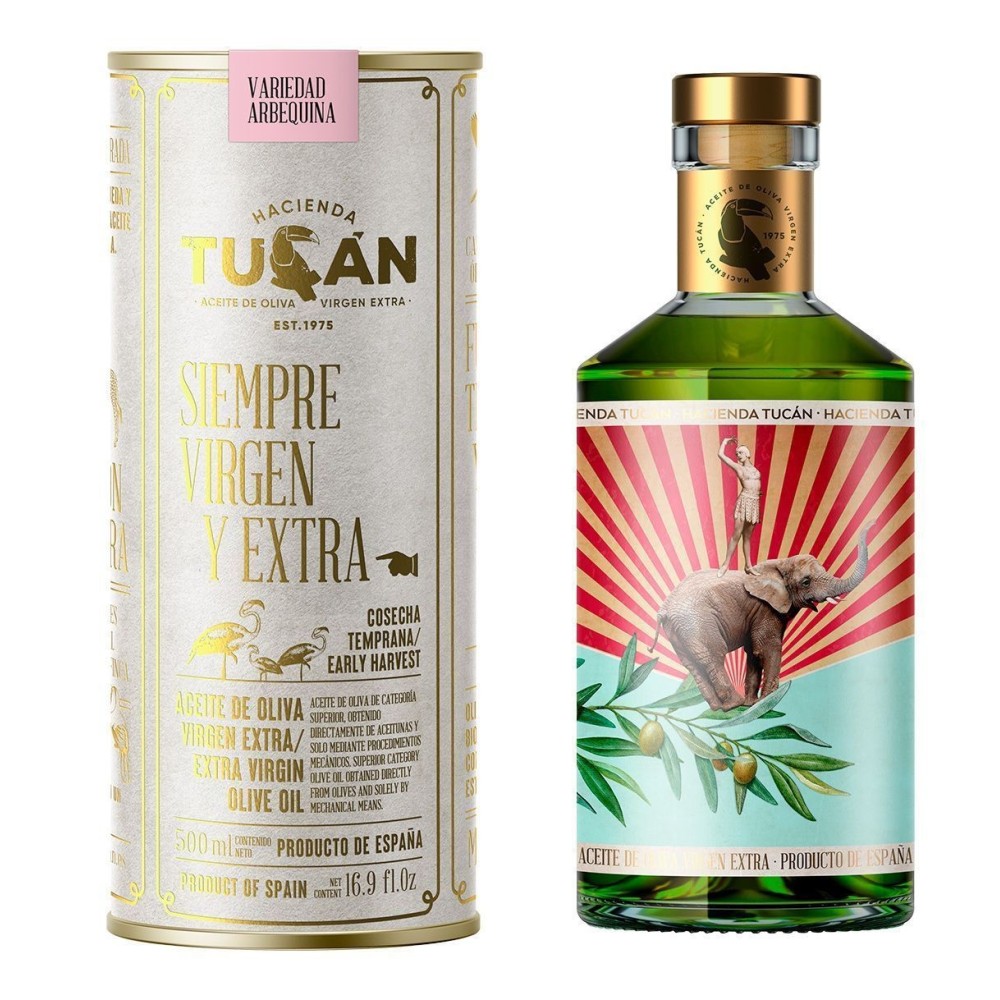 Hacienda Tucán，Arbequina 500毫升。| Oliva del Sur
