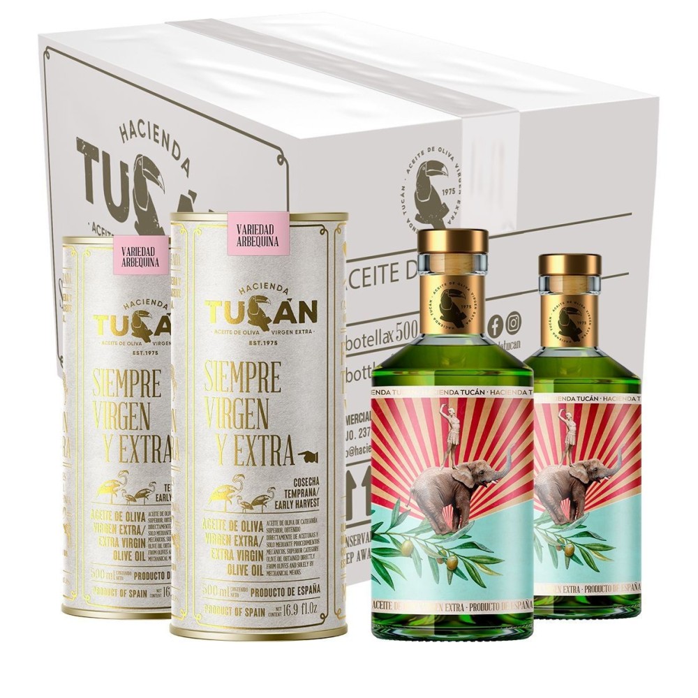 Hacienda Tucán, Arbequina 500 ml. | Oliva del Sur