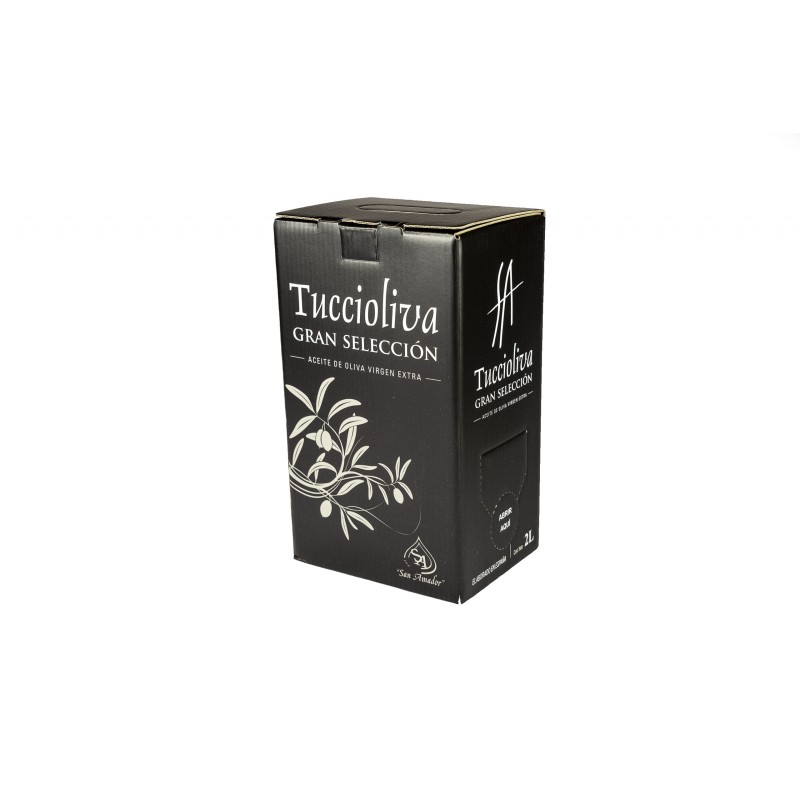 Tuccioliva 盒中袋装 2 升。| Oliva del Sur