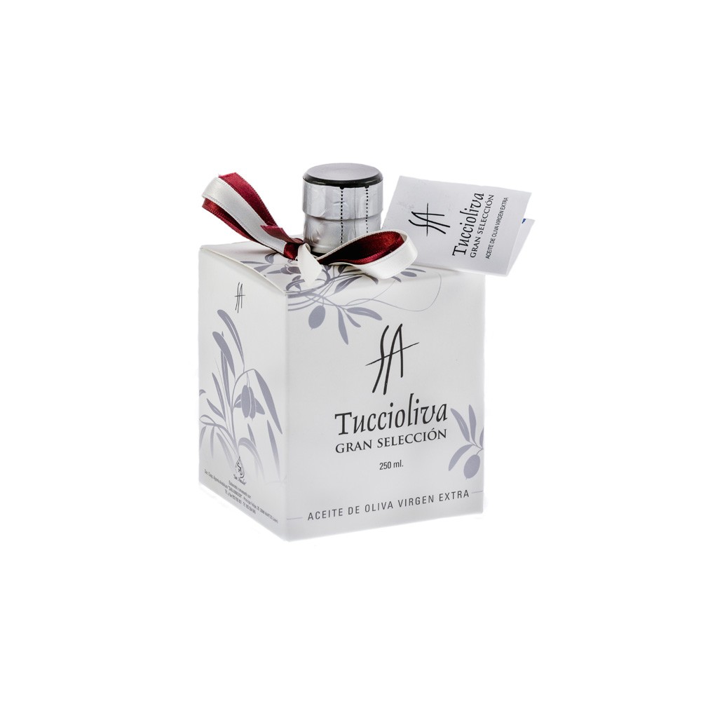 Weißes Etui Tuccioliva Mystic, 250 ml. | Oliva del Sur