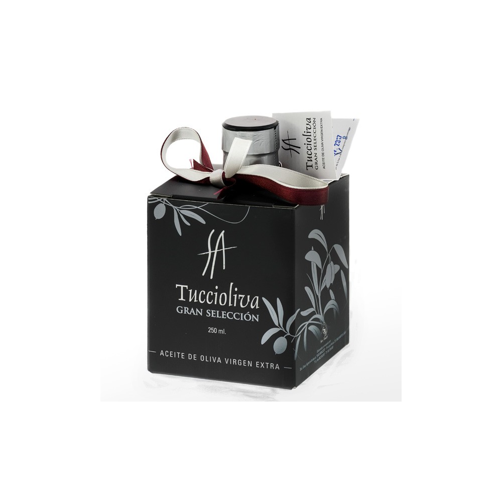 Coffret noir Tuccioliva Mystic, 250 ml. | Oliva del Sur