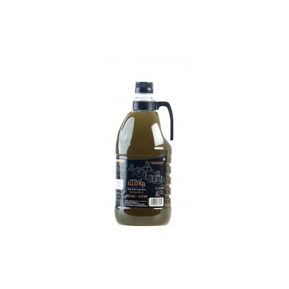 Castillo de Íllora Picual-Lucio Cosecha Temprana, 2 l. Caja 6 unidades | Oliva del Sur