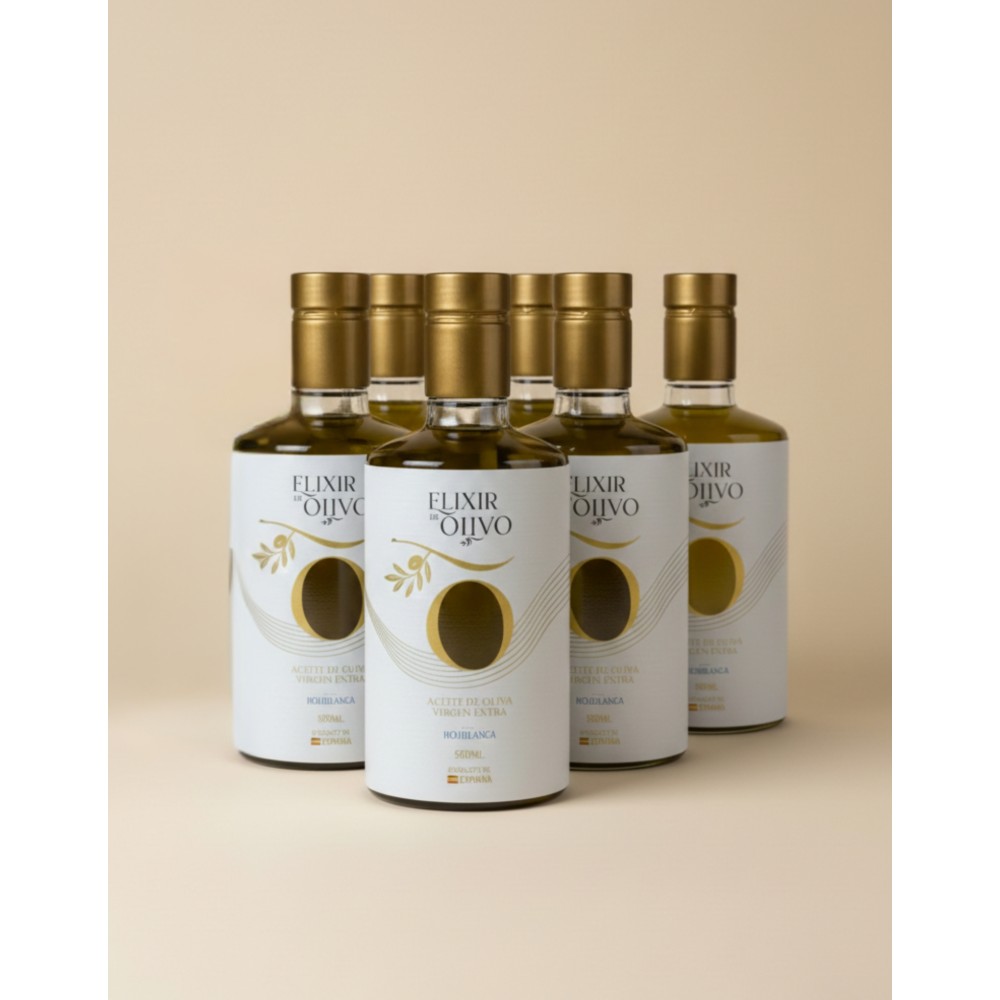 橄榄精华（Elixir de Olivo）Hojiblanca 500 毫升。| Oliva del Sur