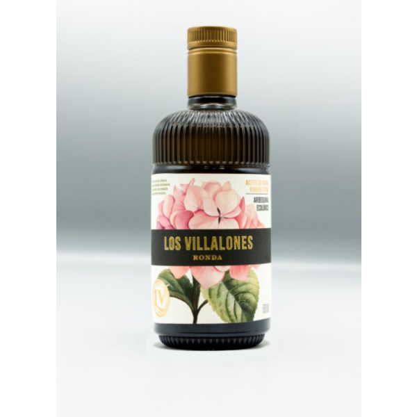 Los Villalones Arbequina Bio, 500 ml. Karton mit 6 Einheiten | Oliva del Sur