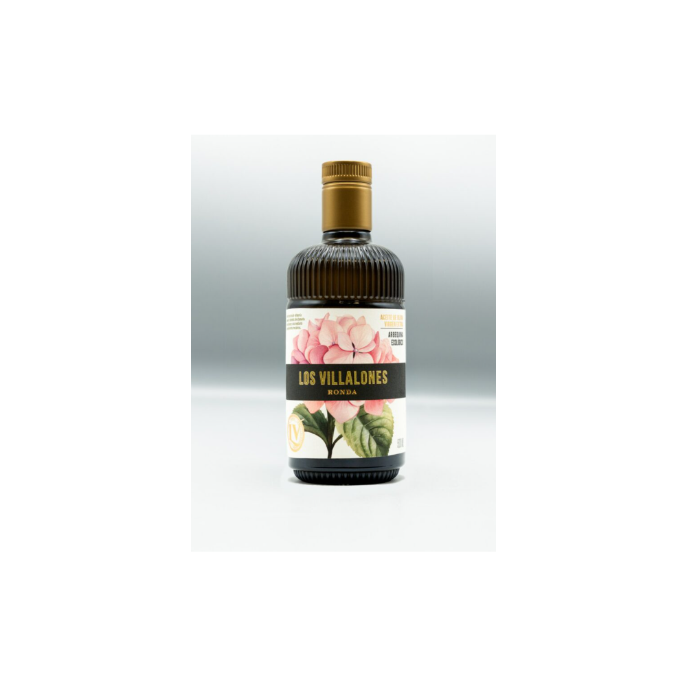 Los Villalones Arbequina Bio, 500 ml. Karton mit 6 Einheiten | Oliva del Sur