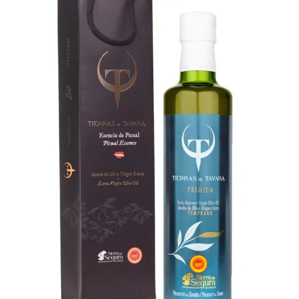 Tierras de Tavara Premium, estuche 500 ml. | Oliva del Sur